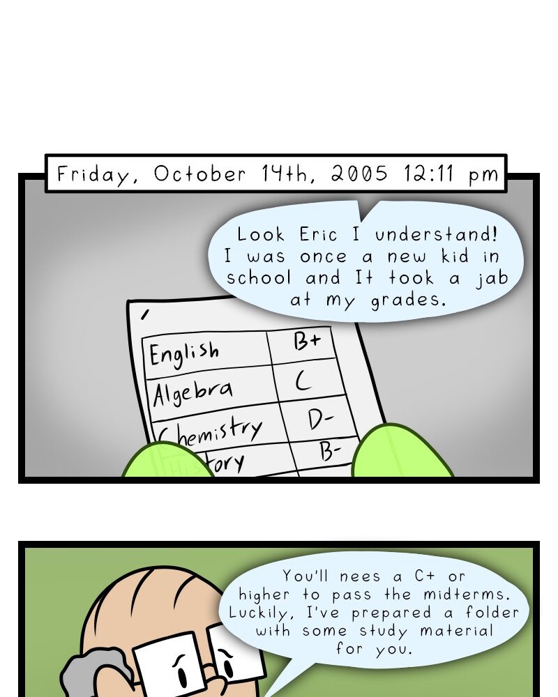 Life of a Highschool Slime - Episode 4, Page 7: Sophomore Year- Chapter 4